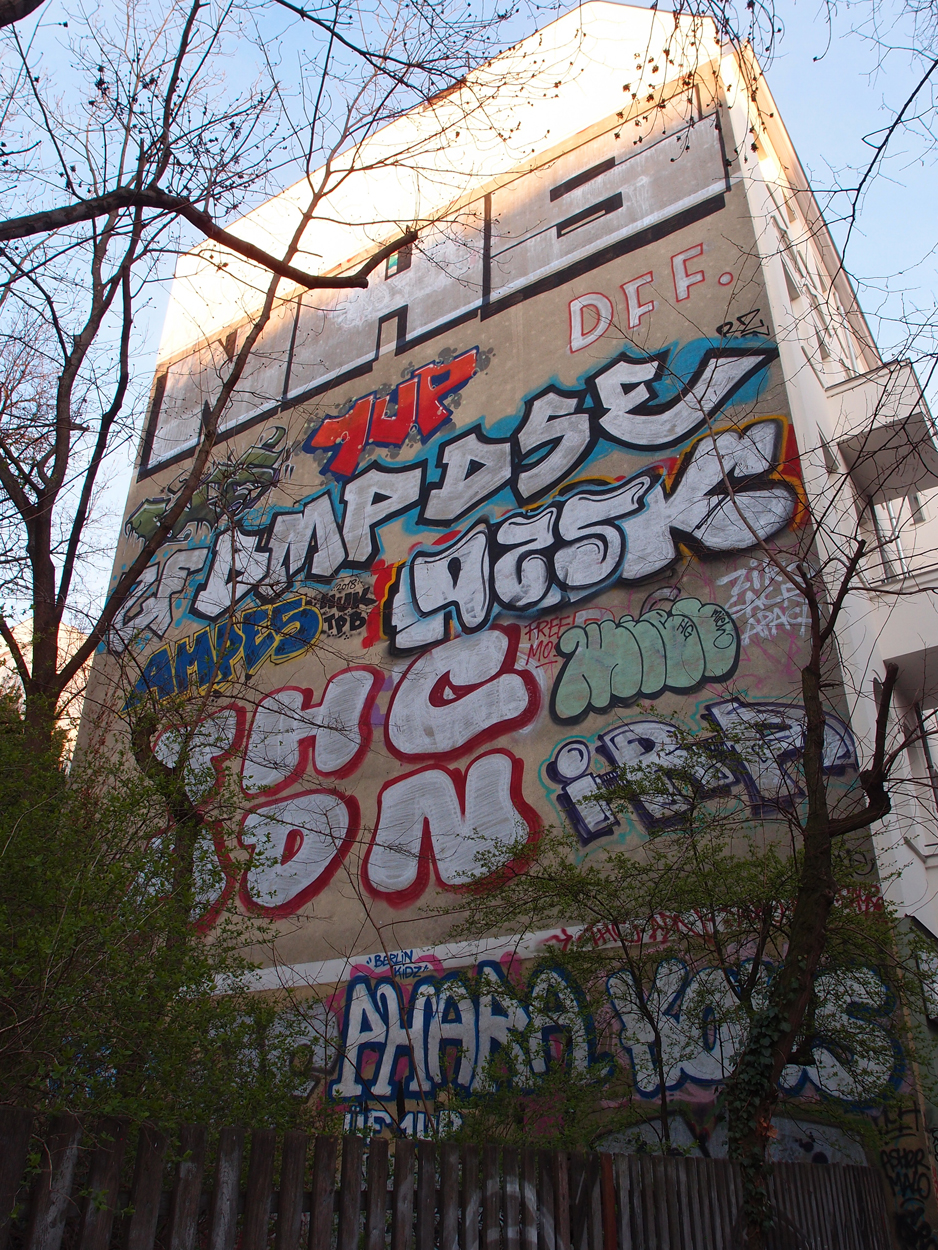 fotos de pixação em Berlim 2018/19